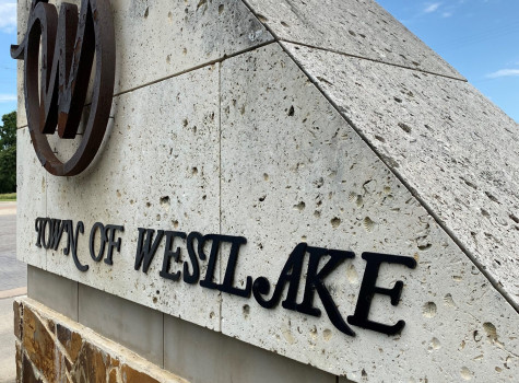 Shopping center landscape installation in DFW