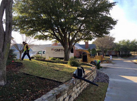 Parking lot landscaping and islands in DFW
