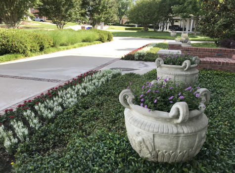 Residential mulch and maintenance in Wylie